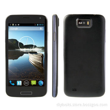 W500 Black, 5.0-inch 3G Phablet, Android 4.2.1, MTK6582 1.2GHz Quad Core, RAM 512MB, ROM 4GB
